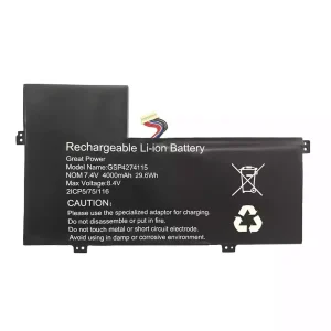 New laptop battery for GSP4274115