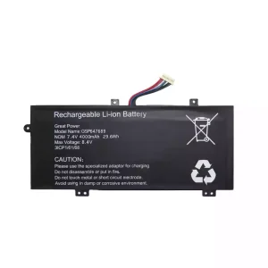 New laptop battery for GSP647689