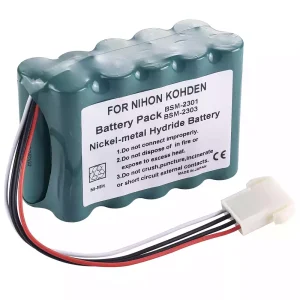New replacement battery for Nihon Kohden WS-231P,QI-231P,QI-236P,BSM-73