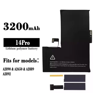 New phone battery A2866H for iPhone 14 pro