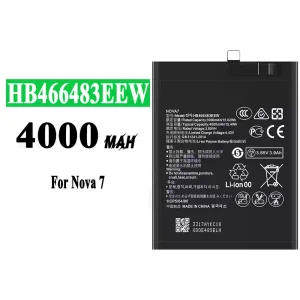 New phone battery HB466483EEW for HUAWEI Nova 7 SE/Nova 7 Pro/Honor 30 pro/P40 Lite 5G/Honor 30/Honor 30 PRO+/Honor 30S/Nova 7 SE 5G