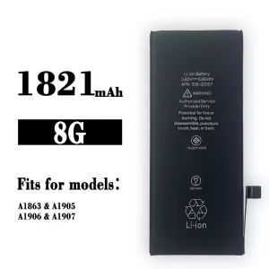 New phone battery 616-00357 for iPhone 8G/A1863/A1905/A1906/A1907