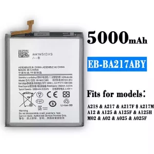 New phone battery EB-BA217ABY for Samsung  A21S/A217/A217F/A217M/A12/A125/A125F/A125H/M02/A02/A025/A025F