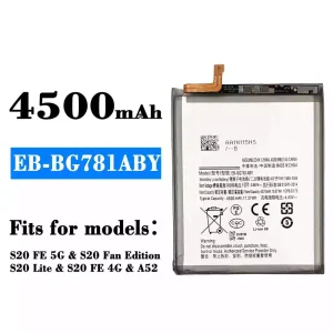 New phone battery EB-BG781ABY for Samsung Galaxy A52/S20 FE 5G/S20 Fan Edition/S20 Lite/S20 FE 4G