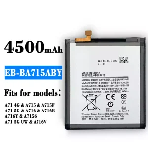 New phone battery EB-BA715ABY for Samsung A71 4G/A71 5G/A71 5G UW