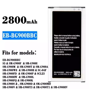 New phone battery EB-BG900BBC for Samsung S5
