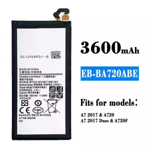 New phone battery EB-BA720ABE for Samsung A7 2017