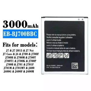 New phone battery EB-BJ700BBC for Samsung J7/J7 2015/J7 Core