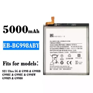 New phone battery EB-BG998ABY for Samsung S21 Ultra 5G