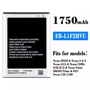 New phone battery EB-L1F2HVU for Samsung Nexus I9250/Nexus 3