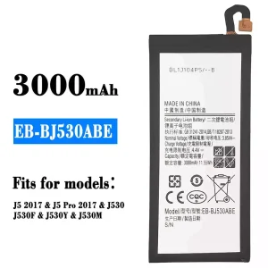 New phone battery EB-BJ530ABE for Samsung J5 2017/J5 Pro 2017
