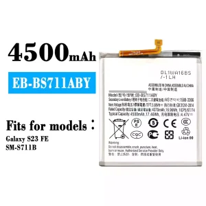 New phone battery EB-BS711ABY for Samsung Galaxy S23 FE