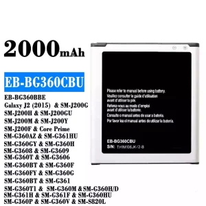 New phone battery EB-BG360CBU for Samsung Galaxy J2 (2015)