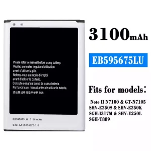 New phone battery EB595675LU for Samsung Note 2