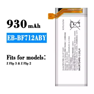 New phone battery EB-BF712ABY for Samsung Z Flip 3,Z Flip 2