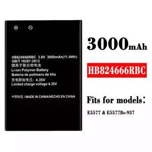 New phone battery HB824666RBC for HUAWEI E5577