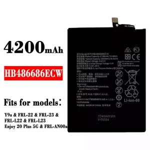 New phone battery HB486686ECW for HUAWEI Y9a / Enjoy 20 Plus 5G