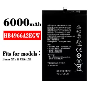 New phone battery HB4966A2EGW for HUAWEI Honor X7b