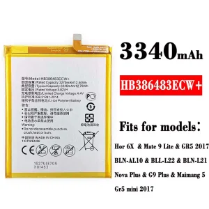 New phone battery HB386483ECW+ for HUAWEI Honor 6X / Mate 9 Lite