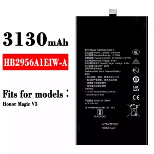 New phone battery HB2956A1EIW-A for HUAWEI Honor Magie V3