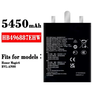 New phone battery HB496887EHW for HUAWEI Honor Magie 6