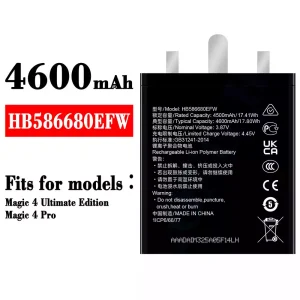 New phone battery HB586680EFW for HUAWEI Magic 4 Ultimate Edition / Magic 4 Pro