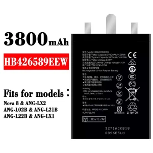 New phone battery HB426589EEW for HUAWEI Nova 8