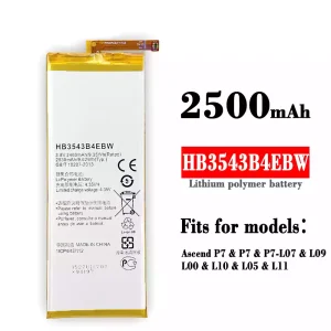 New phone battery HB3543B4EBW for HUAWEI P7