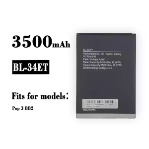 New phone battery BL-34ET for Tecno Pop 3