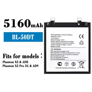 New phone battery BL-50DT for Tecno Phantom X2 / Phantom X2 Pro 5G