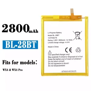 New phone battery BL-28BT for Tecno WX4 / WX4 Pro