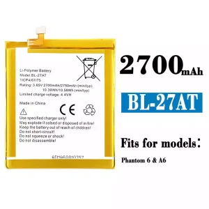 New phone battery BL-27AT for Tecno Phantom 6/A6