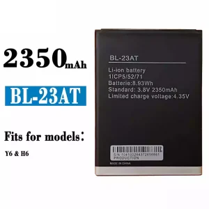 New phone battery BL-23AT for Tecno Y6/H6