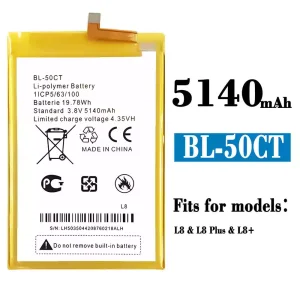 New phone battery BL-50CT for Tecno L8 / L8+ / L8 Plus