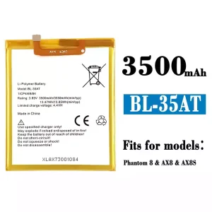 New phone battery BL-35AT for Tecno Phantom 8 / AX8 / AX7 / AX8S