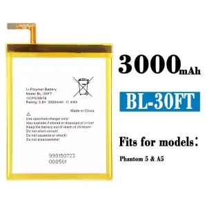 New phone battery BL-30FT for Tecno Phantom 5 / A5