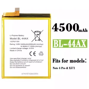 New phone battery BL-44AX for Infinix Note 4 Pro