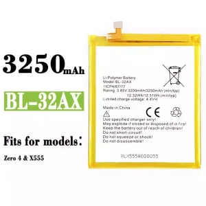 New phone battery BL-32AX for Infinix Zero 4
