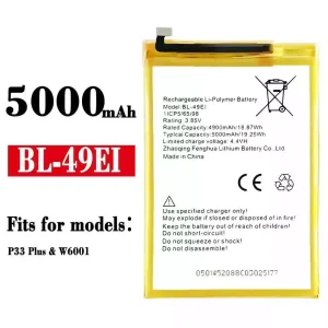 New phone battery BL-49EI for ITEL P33 Plus