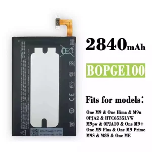 New phone battery B0PGE100 BOPGE100 for HTC One M9 / One M9 Plus