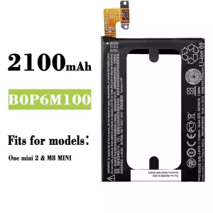 New phone battery B0P6M100 for HTC One Mini 2 / M8 Mini