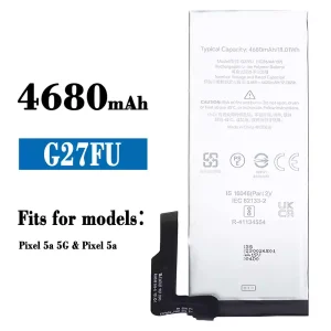 New phone battery G27FU for Google Pixel 5a