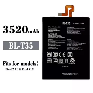 New phone battery BL-T35 for Google Pixel 2 XL