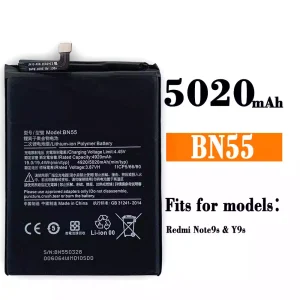 New phone battery BN55 for Xiaomi Redmi Note 9s
