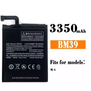 New phone battery BM39 for Xiaomi Mi 6