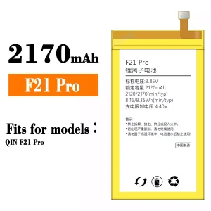 New phone battery F21 Pro for Xiaomi QIN F21 Pro