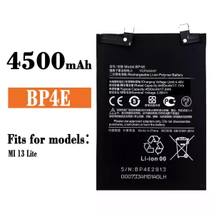 New phone battery BP4E for Xiaomi Mi 13 lite