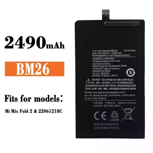 New phone battery BM26 for Xiaomi Mi Mix Fold 2