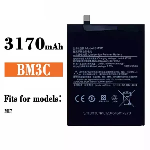 New phone battery BM3C for Xiaomi MI7