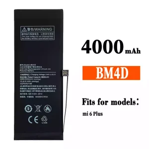 New phone battery BM4D for Xiaomi Mi 6 plus